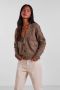 Pieces Regular fit gebreid jack met alpaca en herfstmotief model 'BIBBI' - Thumbnail 1