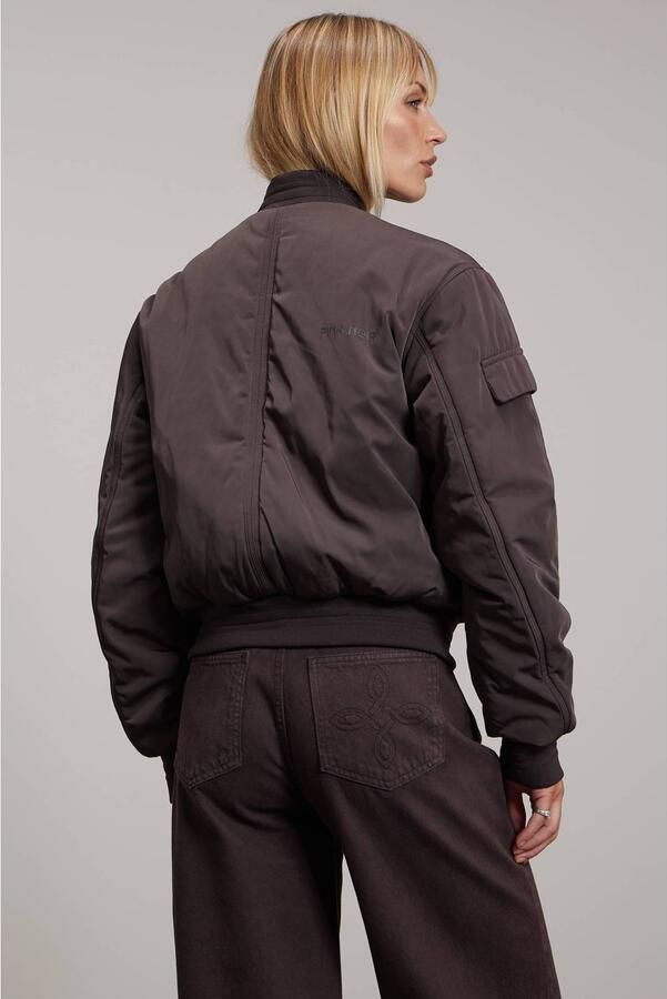 Pink Noir bomberjack bruin - Foto 3