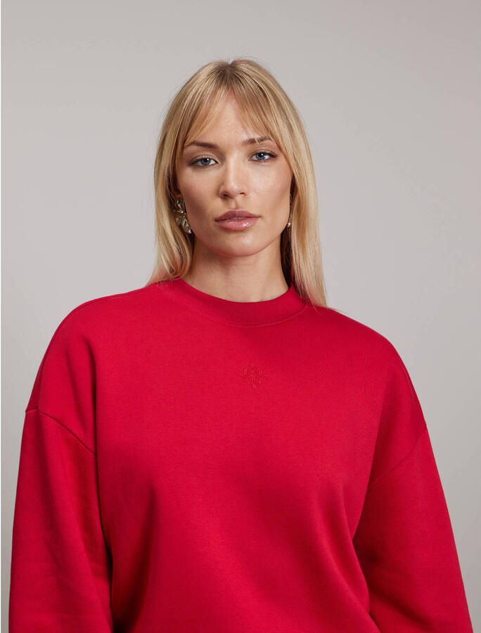 Pink Noir katoenen sweater rood - Foto 2