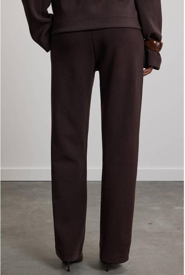 Pink Noir straight leg casual broek donkerbruin - Foto 3