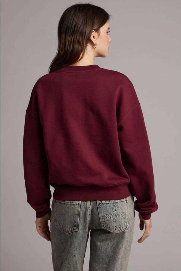 Pink Noir sweater donkerrood - Foto 3