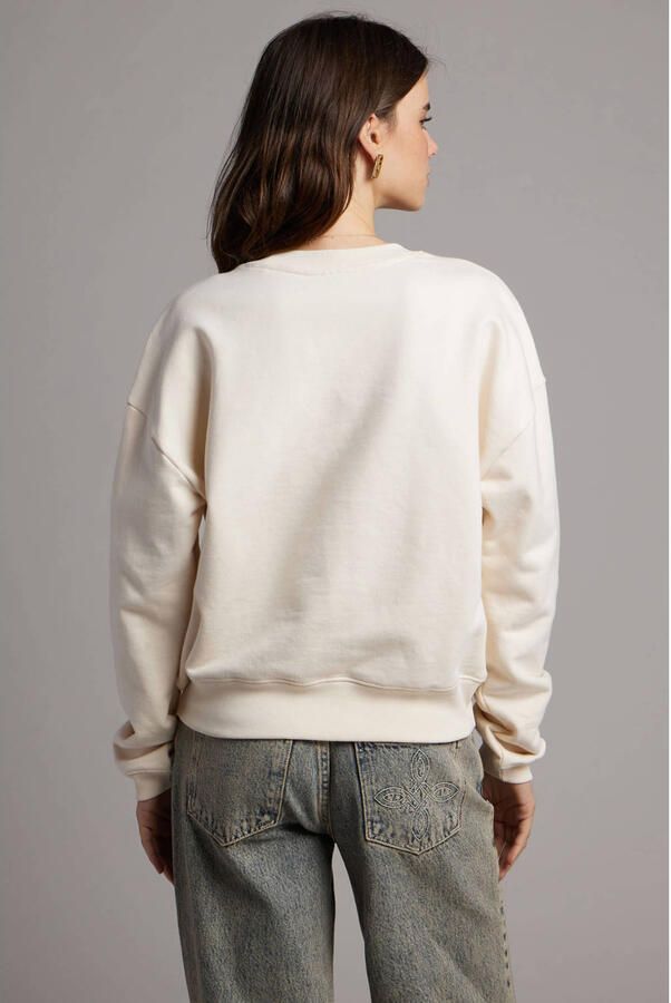 Pink Noir sweater wit - Foto 2
