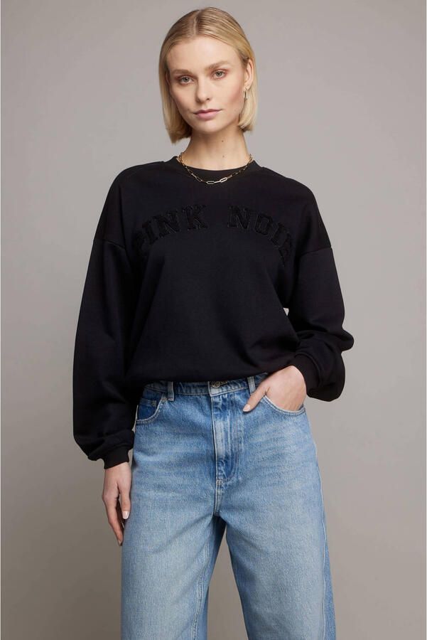 Pink Noir sweater zwart