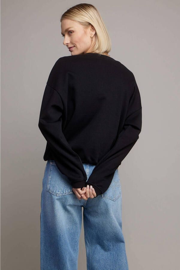 Pink Noir sweater zwart - Foto 3