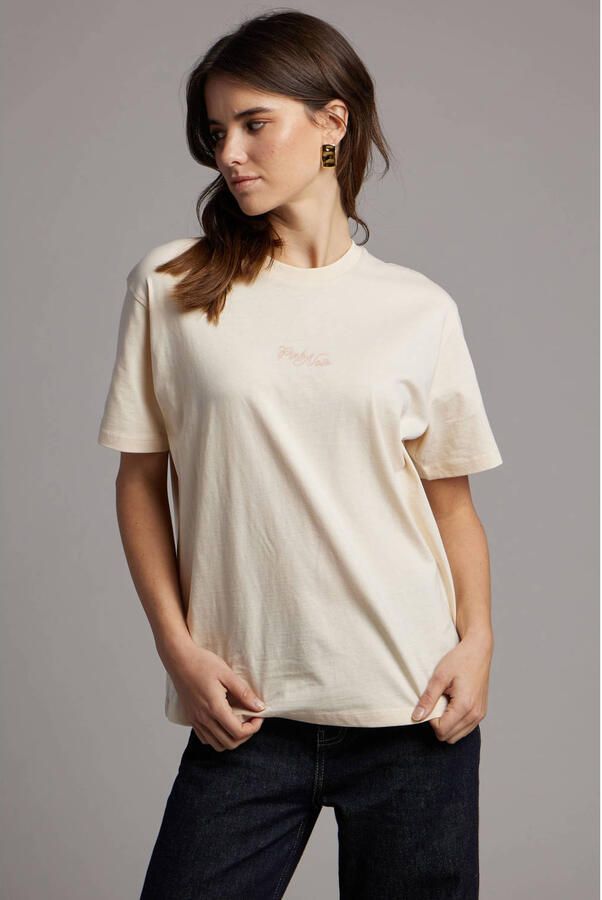 Pink Noir T-shirt crème