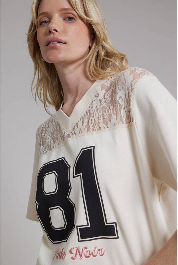 Pink Noir T-shirt ecru - Foto 3