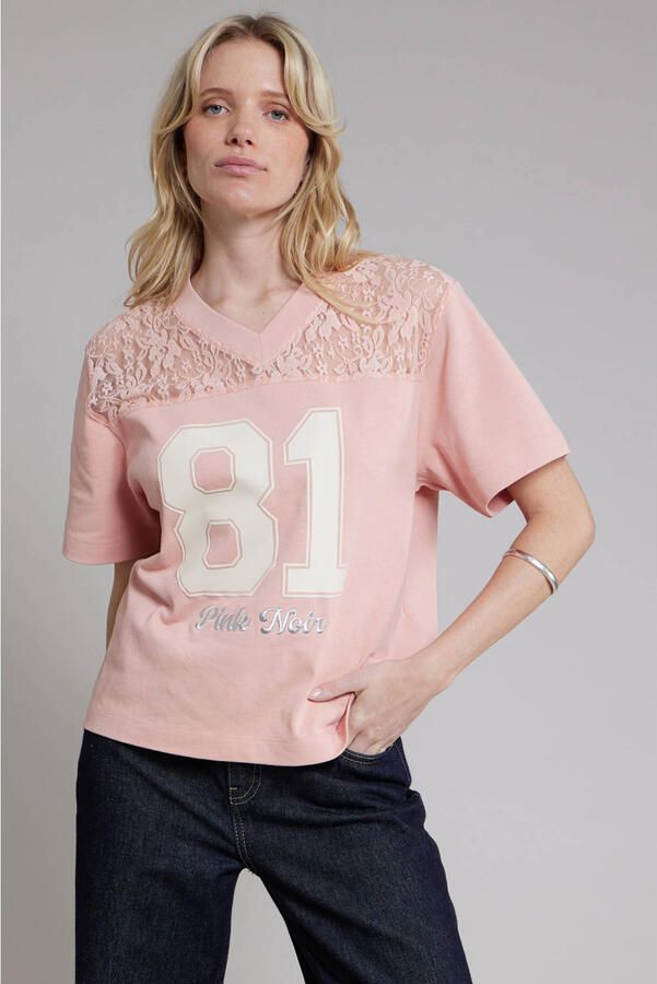 Pink Noir T-shirt lichtroze