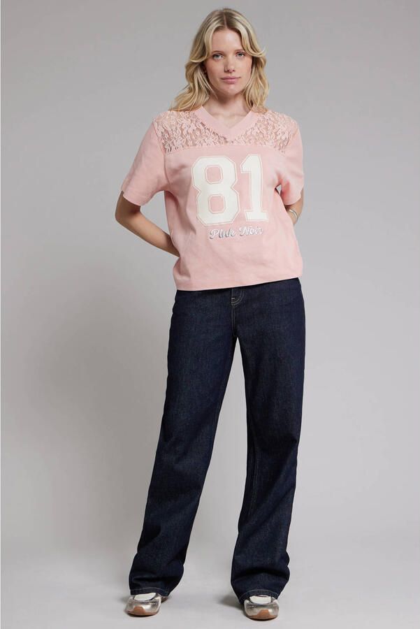 Pink Noir T-shirt lichtroze - Foto 2