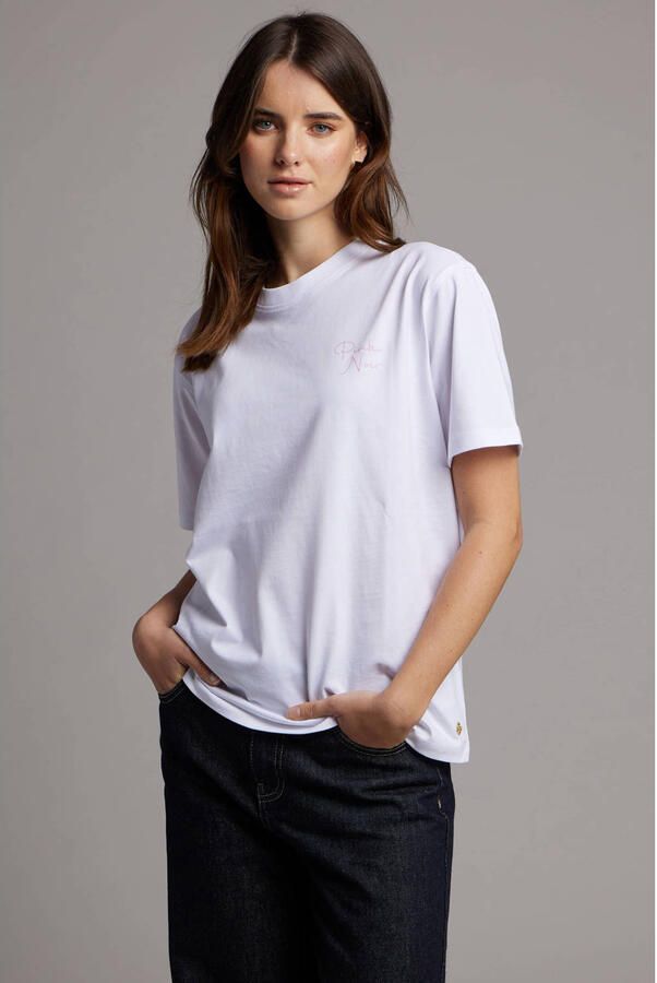 Pink Noir T-shirt wit
