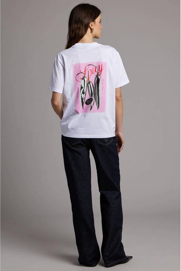 Pink Noir T-shirt wit - Foto 3