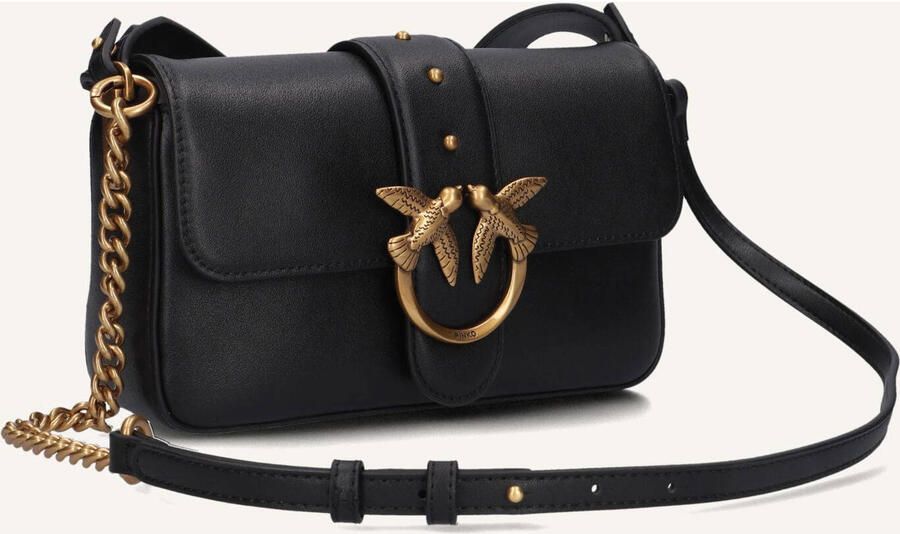 Pinko Schoudertas LOVE ONE MINI SLOUCHY FL VITELLO 104340 A0QO - Foto 3