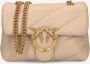 Pinko Hobo bags Quilted Beige Bag With Gold-Tone Embellishment And in beige - Thumbnail 1