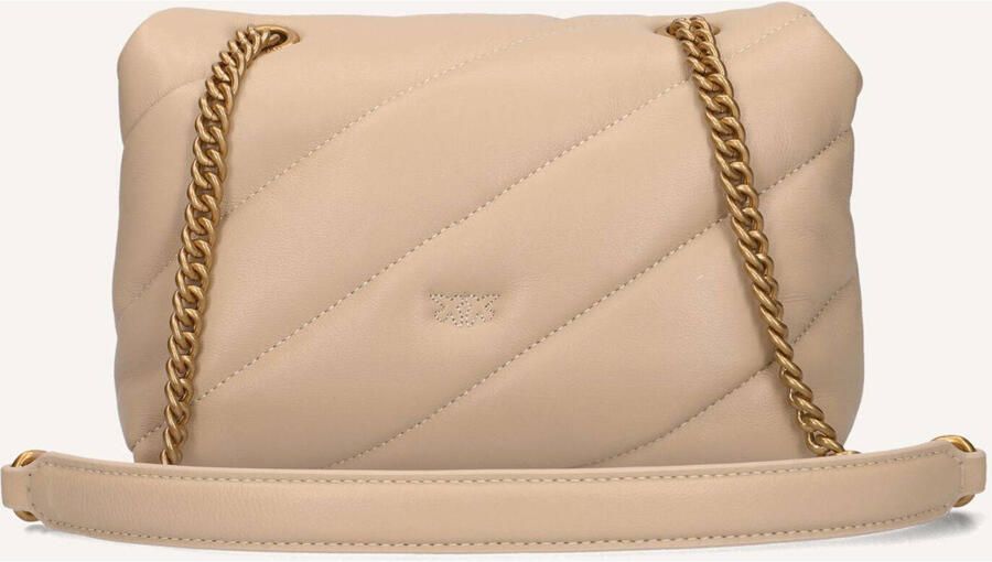 Pinko Hobo bags Quilted Beige Bag With Gold-Tone Embellishment And in beige - Foto 3