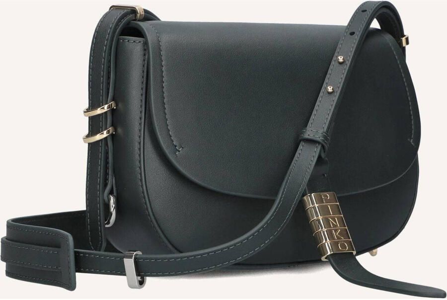 Pinko Schoudertassen Saddle Mini Groen - Foto 3