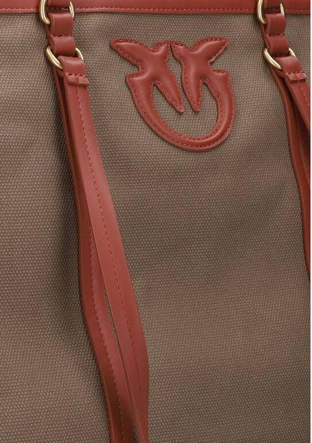 Pinko Shoppers & Totes Miranda Extra Shopper in roze - Foto 2