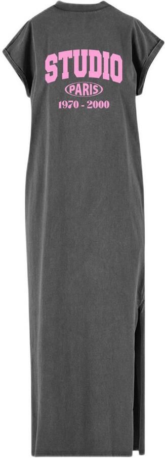 Pinned by K Curve maxi jurk antraciet