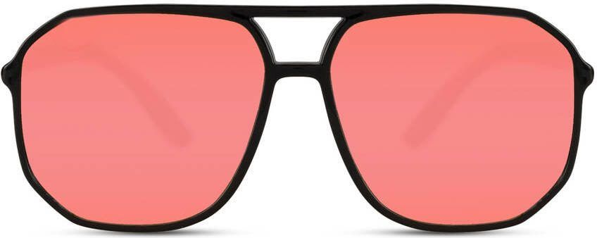 Pinned by K zonnebril met gekleurde glazen zwart roze - Foto 3