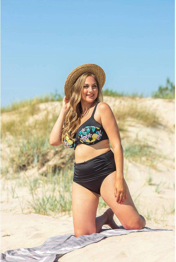 Plaisir high waist bikinibroekje zwart - Foto 2