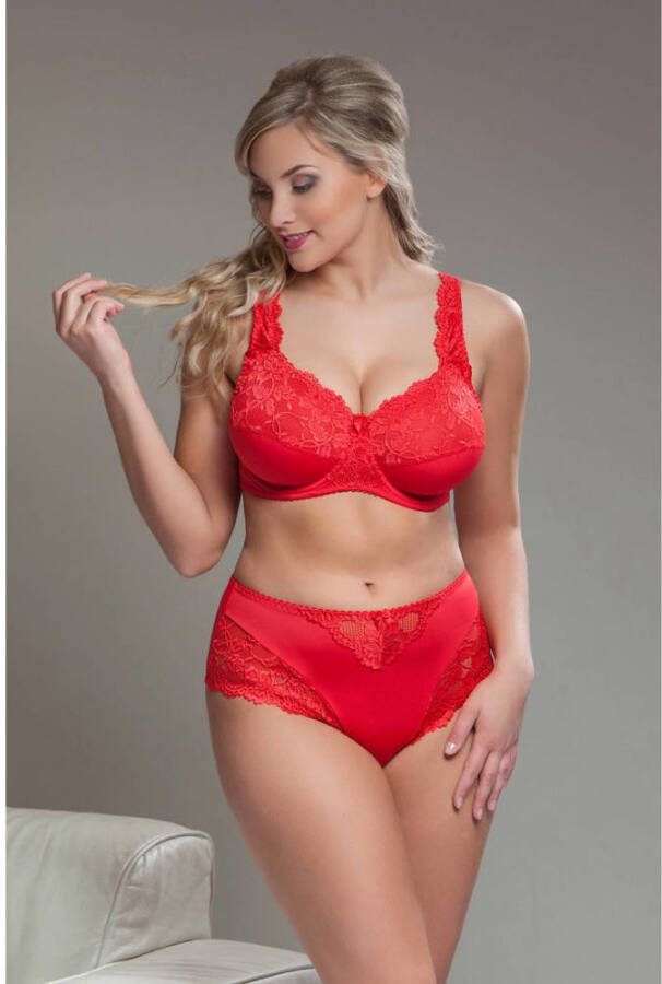 Plaisir niet-voorgevormde beugelbh Beate rood - Foto 2