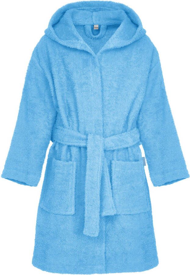 Playshoes badstof badjas lichtblauw