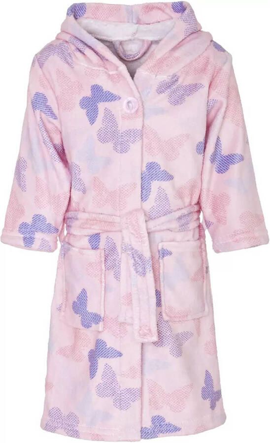 Playshoes badjas Butterfly lichtroze lila