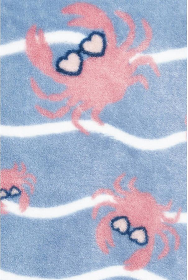 Playshoes badjas Crab lichtblauw roze - Foto 2