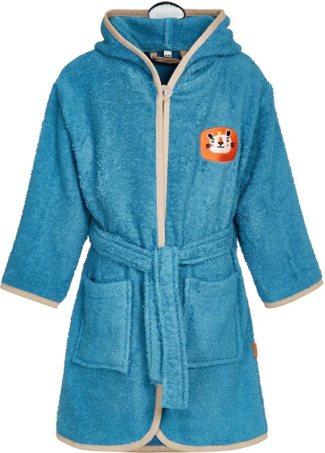 Playshoes badjas Jungle 3D blauw