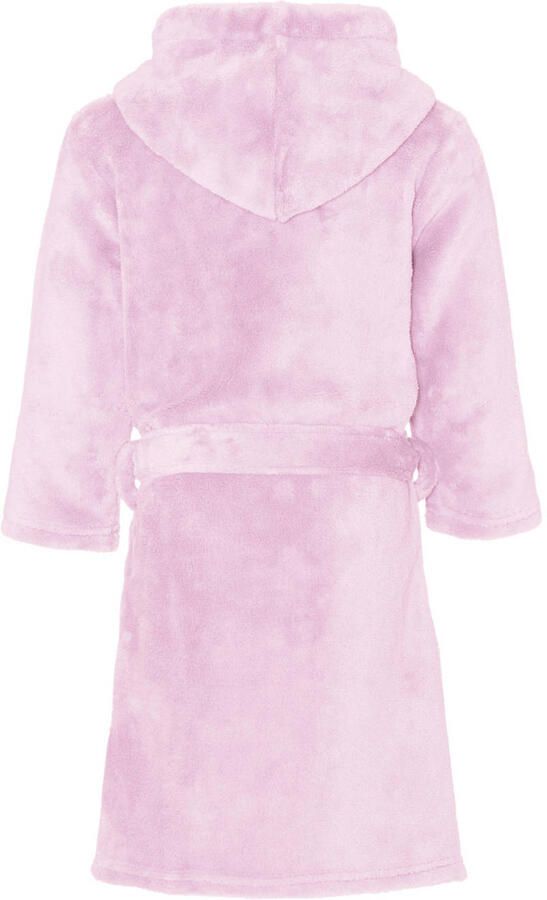 Playshoes fleece badjas lichtroze Meisjes Polyester Capuchon Effen 110 116