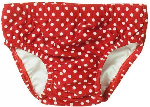 Playshoes (wasbare) zwemluier rood wit Stip 86 92 | Zwemluier van