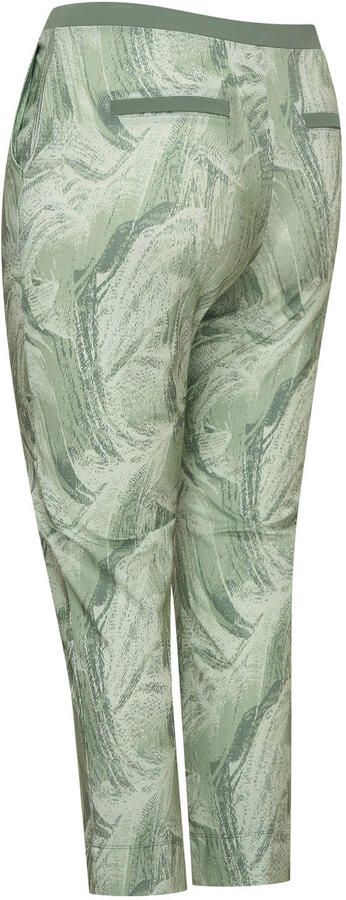 Plus Basics travelstof straight regular waist cropped broek - Foto 3