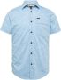 PME Legend Lichtblauwe Casual Overhemd Short Sleeve Shirt 2 Tone Slub - Thumbnail 2