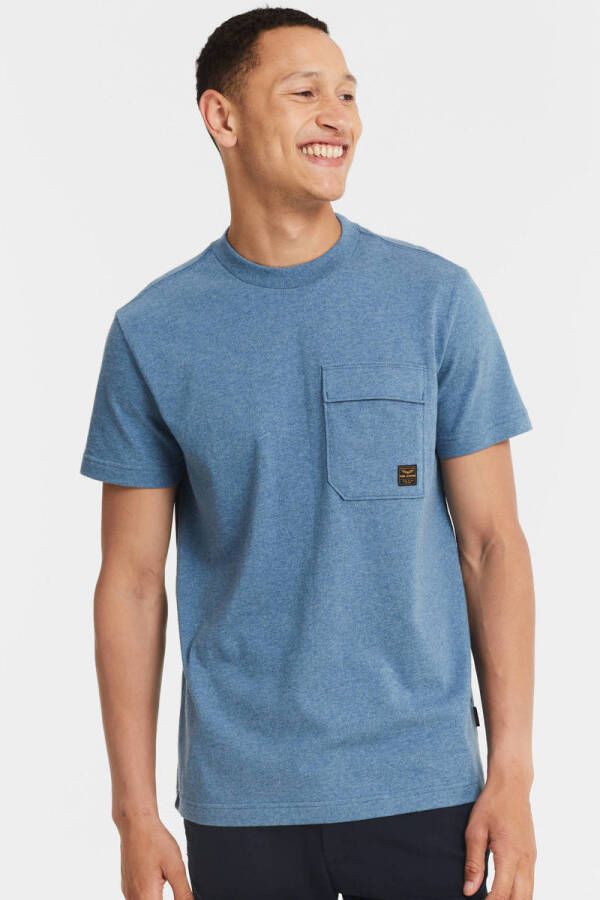 PME Legend gemêleerd T-shirt 5330 blue horizon