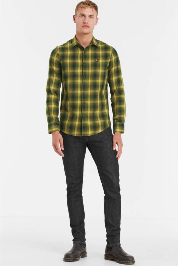 PME Legend Long sleeve shirt ctn yarn dyed tw willow Bruin Heren