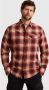 PME LEGEND Heren Overhemden Long Sleeve Shirt Ctn Twill Check Rood - Thumbnail 2