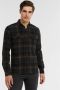 PME Legend Zwarte Casual Overhemd Long Sleeve Shirt Cotton Yarn Dyed Check - Thumbnail 7