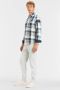 PME Legend geruit slim fit overhemd 290 real indigo - Thumbnail 1
