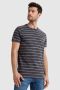 PME Legend Donkerblauwe T-shirt Short Sleeve R-neck Space Yd Striped Jersey - Thumbnail 2
