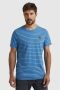 PME Legend Blauwe T-shirt Short Sleeve R-neck Yd Melange Striped Jersey - Thumbnail 2