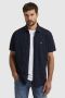 PME LEGEND Heren Overhemden Short Sleeve Shirt Print On Pique Jersey Donkerblauw - Thumbnail 2
