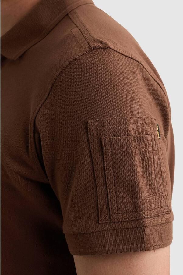 PME Legend American Classic regular fit piqué polo bruin - Foto 3