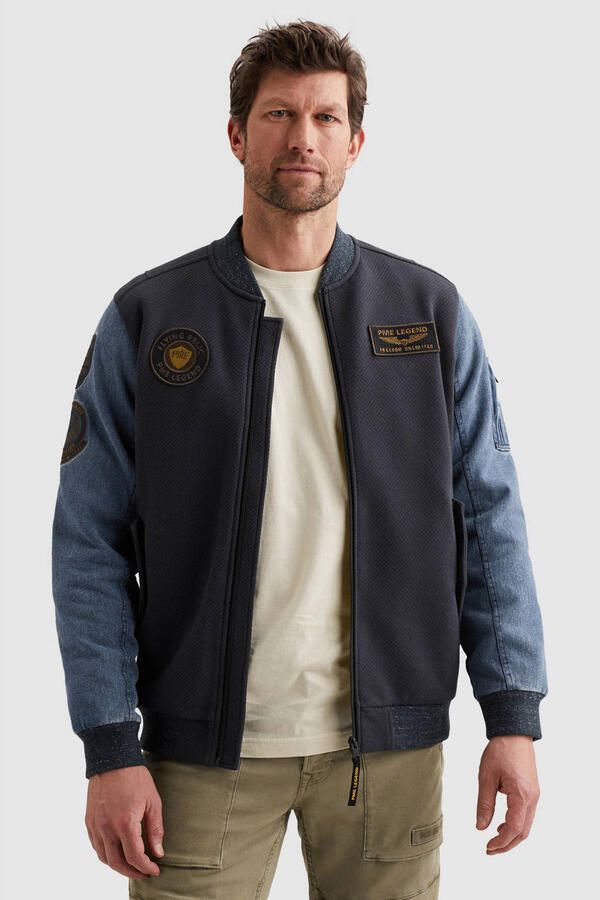 PME Legend baseball Hybrid jacket donkerblauw