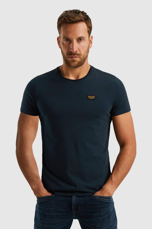 PME LEGEND Heren Polo's & T-shirts Short Sleeve R-neck Guyver Tee Donkerblauw - Foto 17
