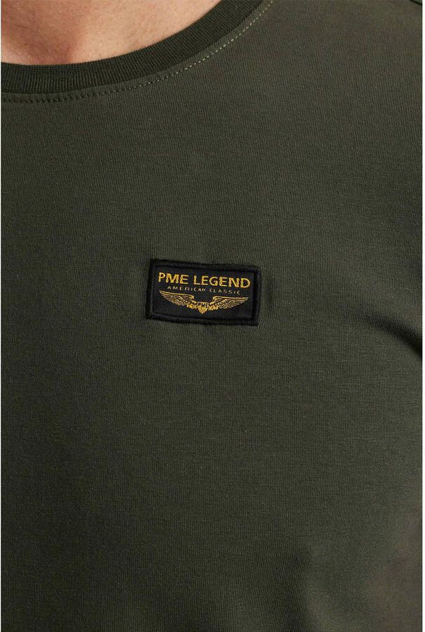 PME LEGEND Heren Polo's & T-shirts Short Sleeve R-neck Guyver Tee Grijs - Foto 5