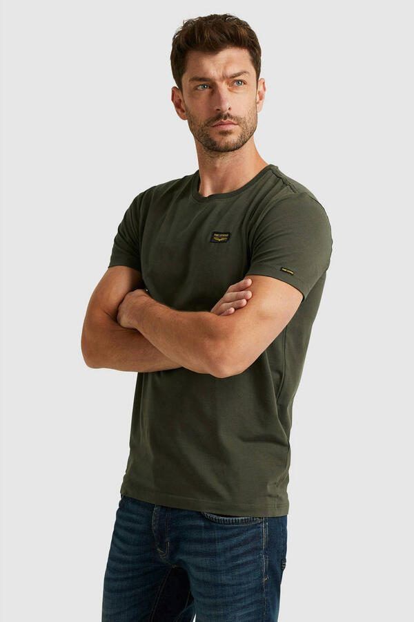 PME LEGEND Heren Polo's & T-shirts Short Sleeve R-neck Guyver Tee Grijs - Foto 6