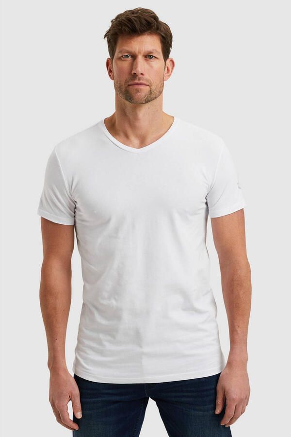 Pme legend Slim fit Heren T-shirt V-hals 2-pack