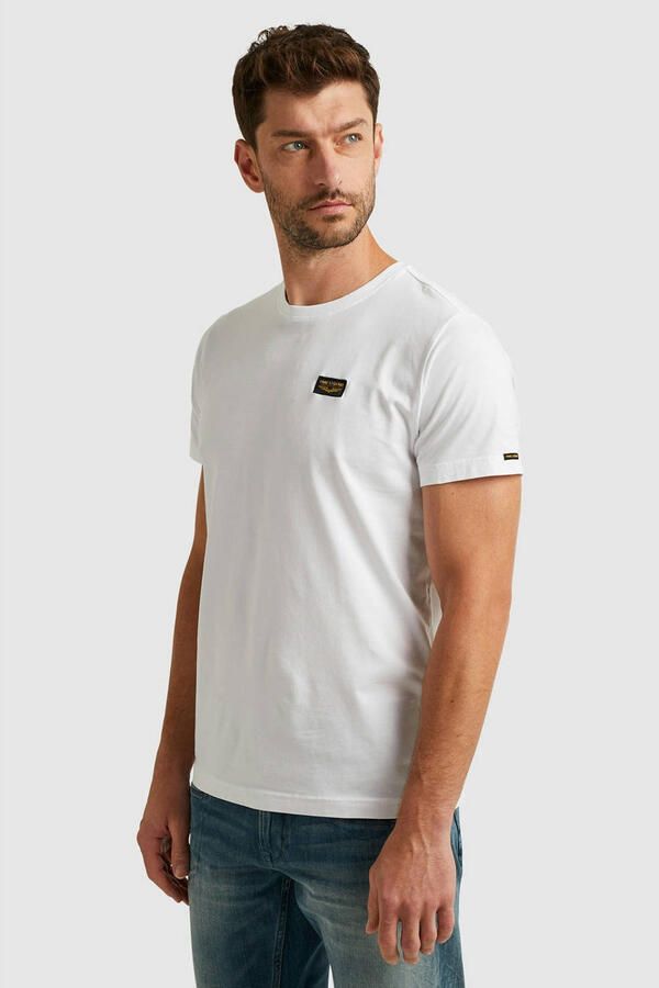 PME LEGEND Heren Polo's & T-shirts Short Sleeve R-neck Guyver Tee Wit - Foto 6