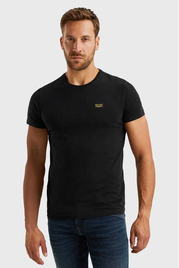 PME LEGEND Heren Polo's & T-shirts Short Sleeve R-neck Guyver Tee Zwart - Foto 5