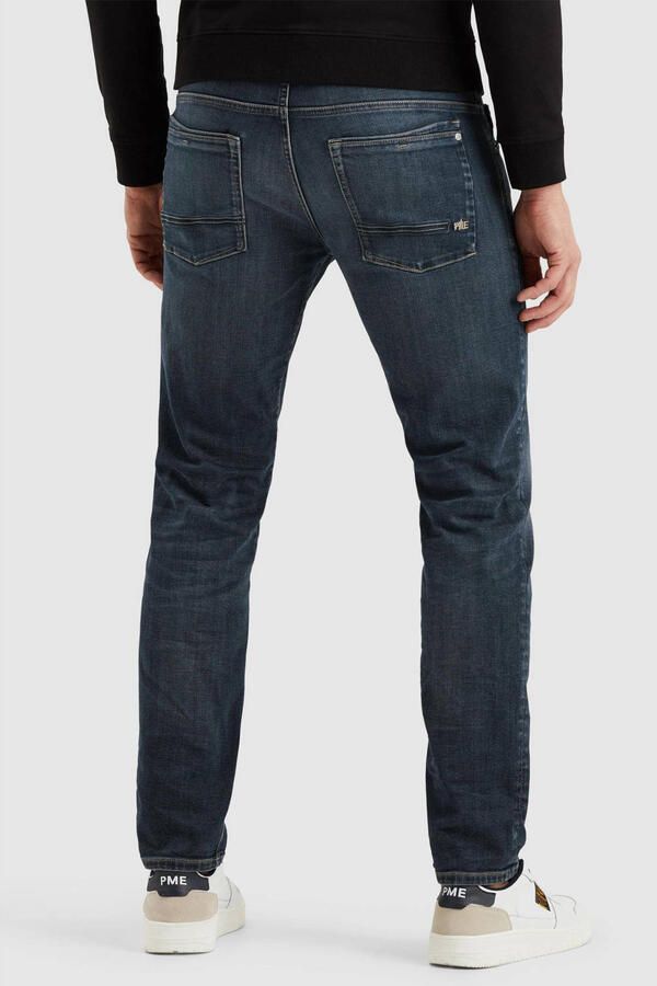 PME Legend Straight fit jeans met logostitching model 'Commander' - Foto 7