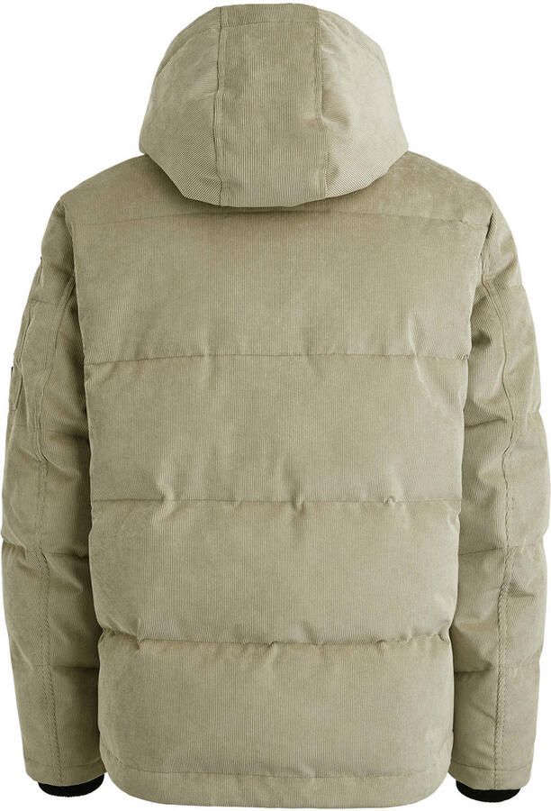 PME Legend corduroy gewatteerde jas beige