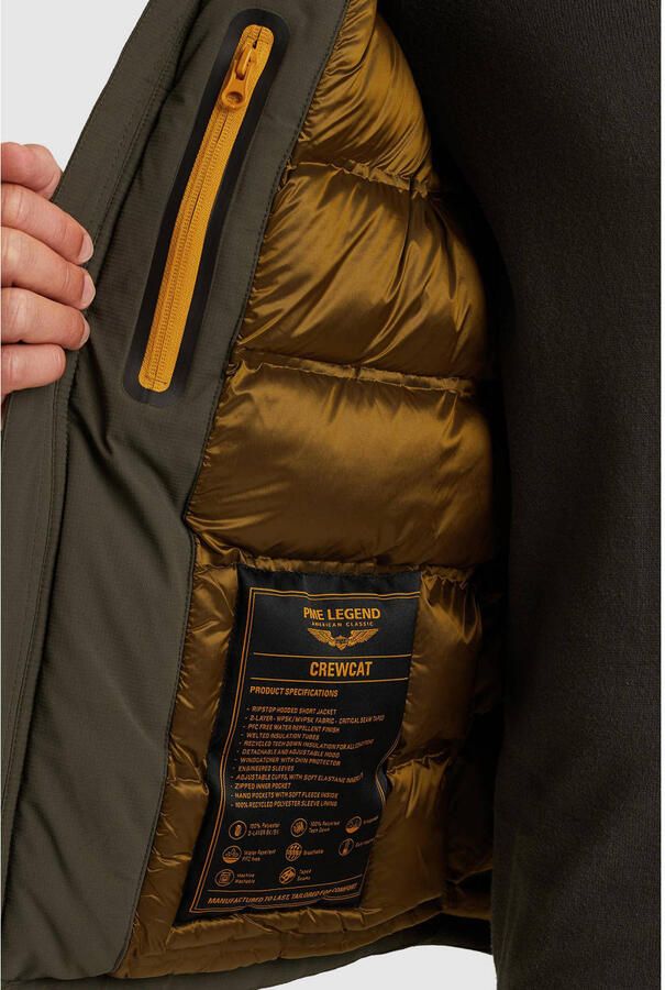 PME LEGEND Heren Jassen Crewcat Khaki - Foto 3